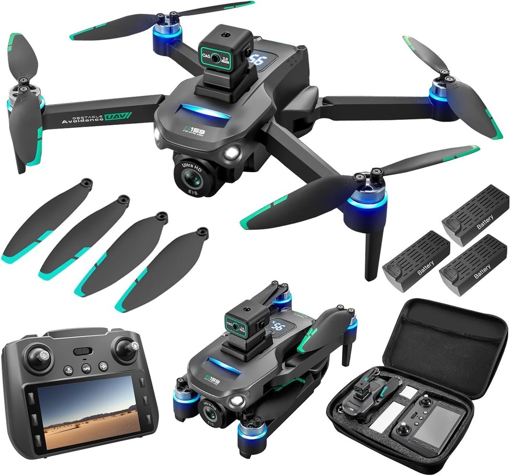 4K GPS Drone for Adults with Obstacle Avoidance Remote Screen 5G