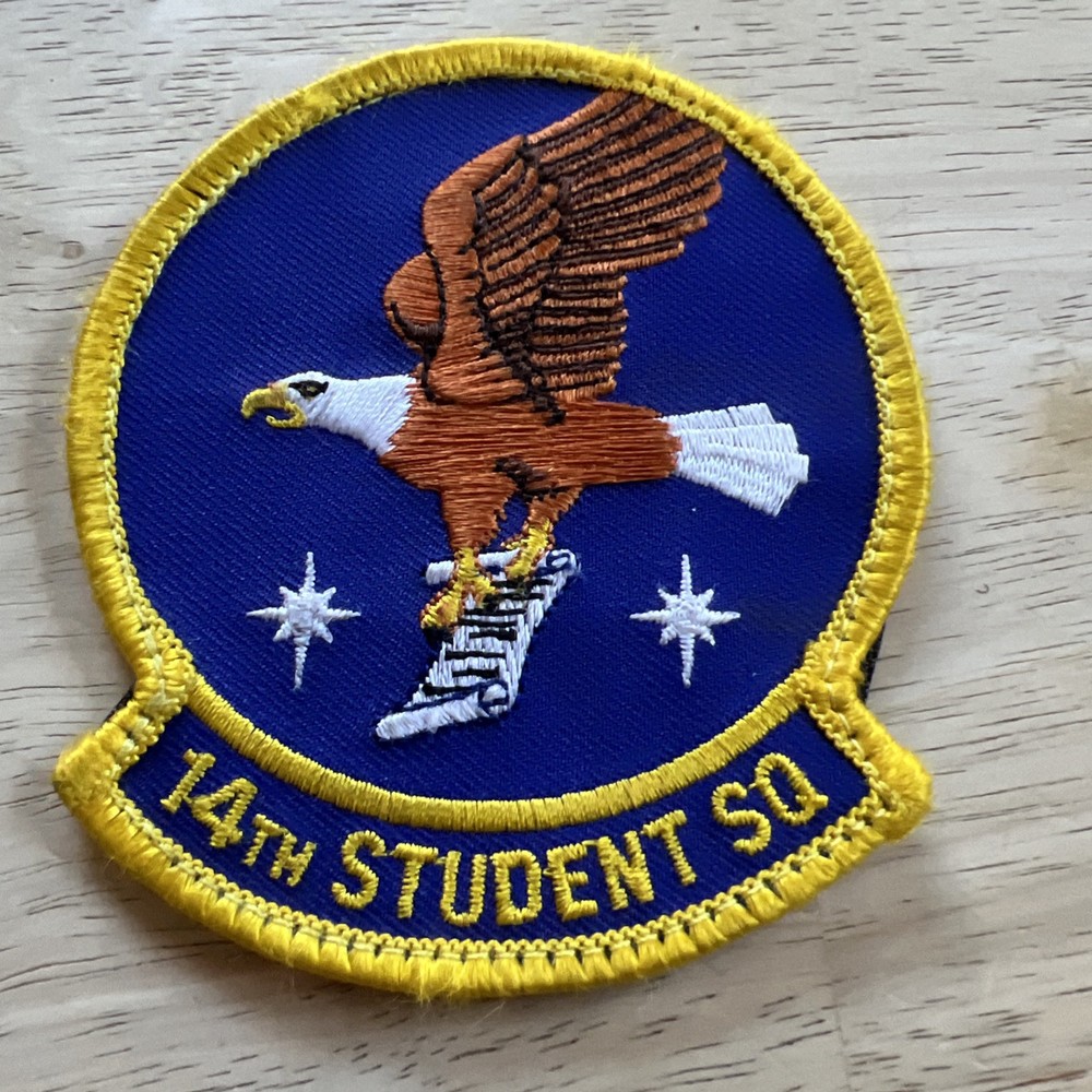 14th Student Squadron patch US Air Force USAF hook and loop Patch