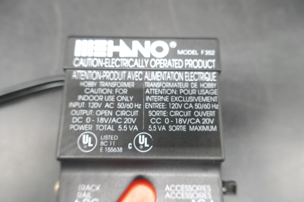 HO Mehano Transformer Controller Model F352 - Working