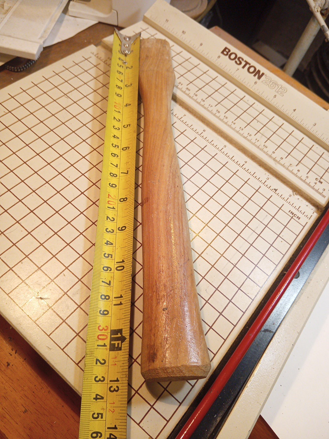 American Hickory 13" Handle, Replacement Handle, Handle Only, for hatchet