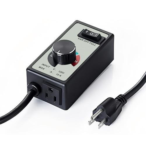 Electronic Fan Speed Controller, 0-100% Variable Speed Adjuster for Inline