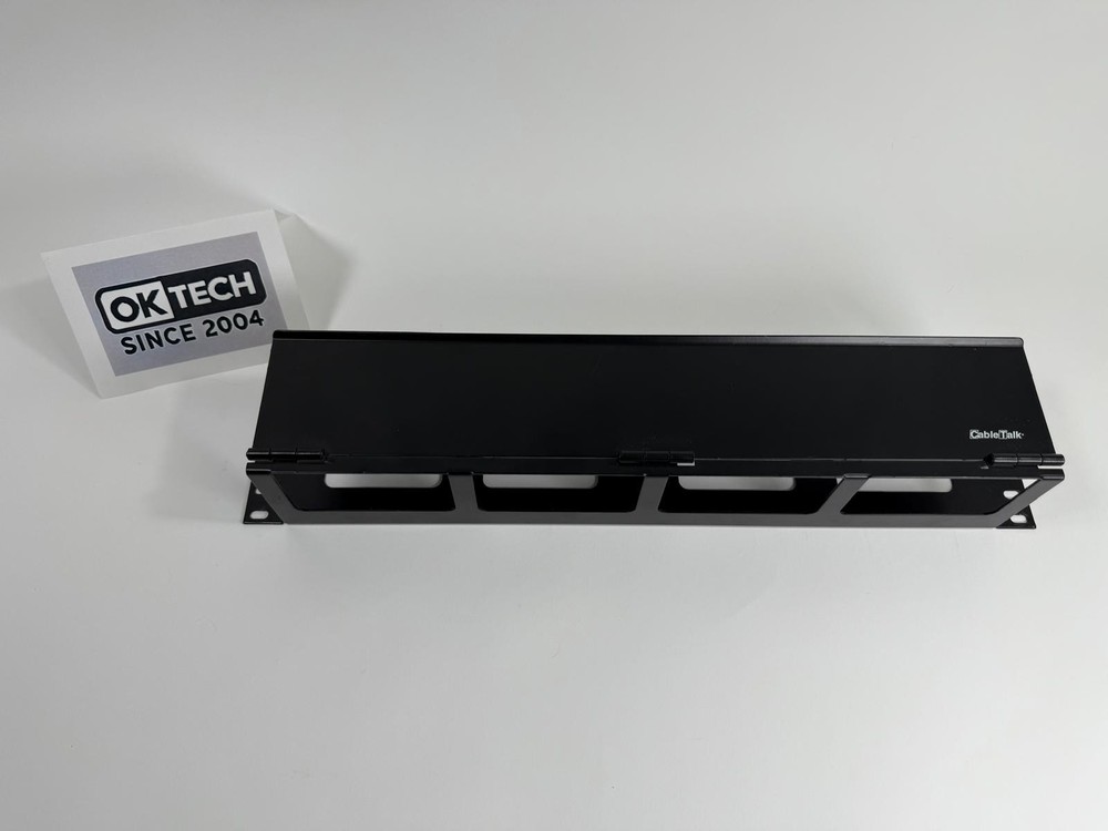 CableTalk CTH‑CMS‑2M‑B 2U Horizontal Cable Management (Good condition)