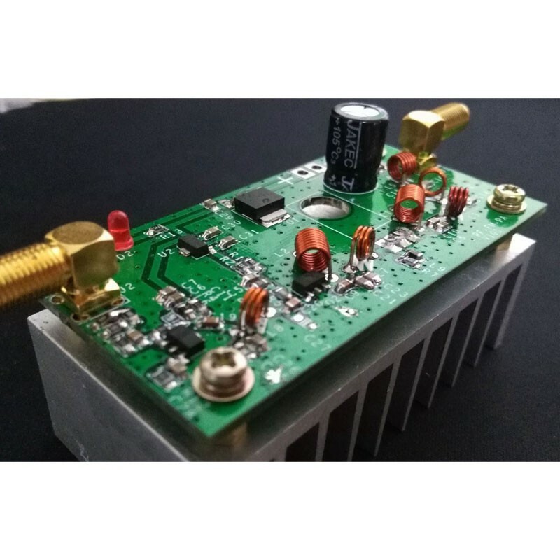 7W 65MHz-110MHz FM Radio Transmitter Power Amplifier Frequency input 1mW DC 12v