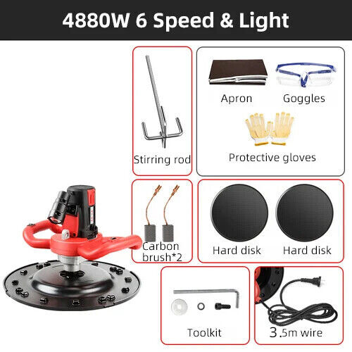 Electric Concrete Cement Mortar Plastering Machine Wall Polishing Machine