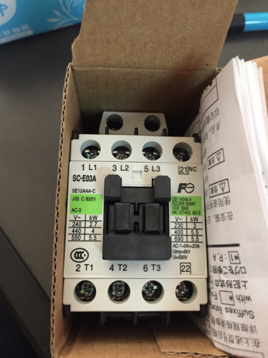 FUJI AC CONTACTOR SC-E03A SCE03A IN BOX -NEW #FU