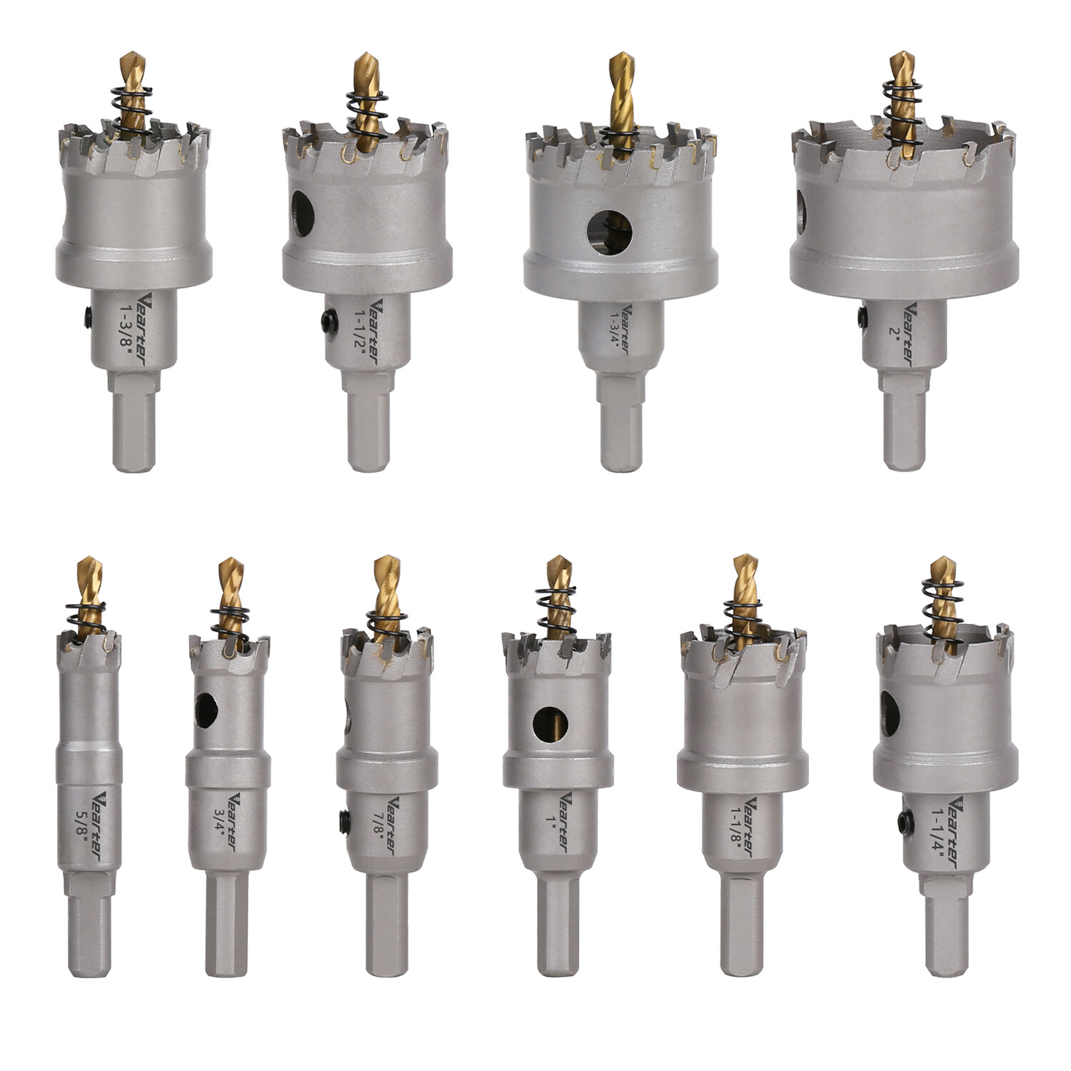 1/2" to 10" Carbide Tip TCT Hole Saw Cutter Drill Bit For Steel Metal Alloy