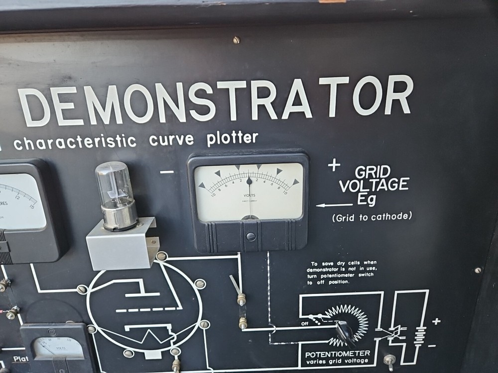 Welch Scientific Triode Demonstrator Curve Plotter Training Teaching 65S4