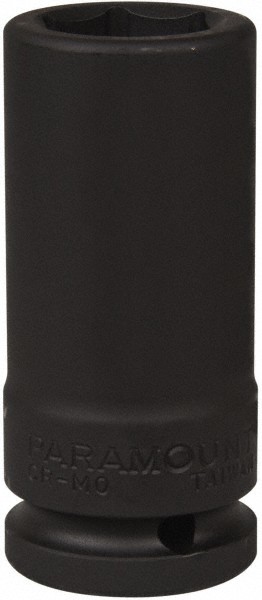 Paramount 1" Deep Impact Socket, 6-Points, 3/4" Drive, 3-35/64" Overall Length
