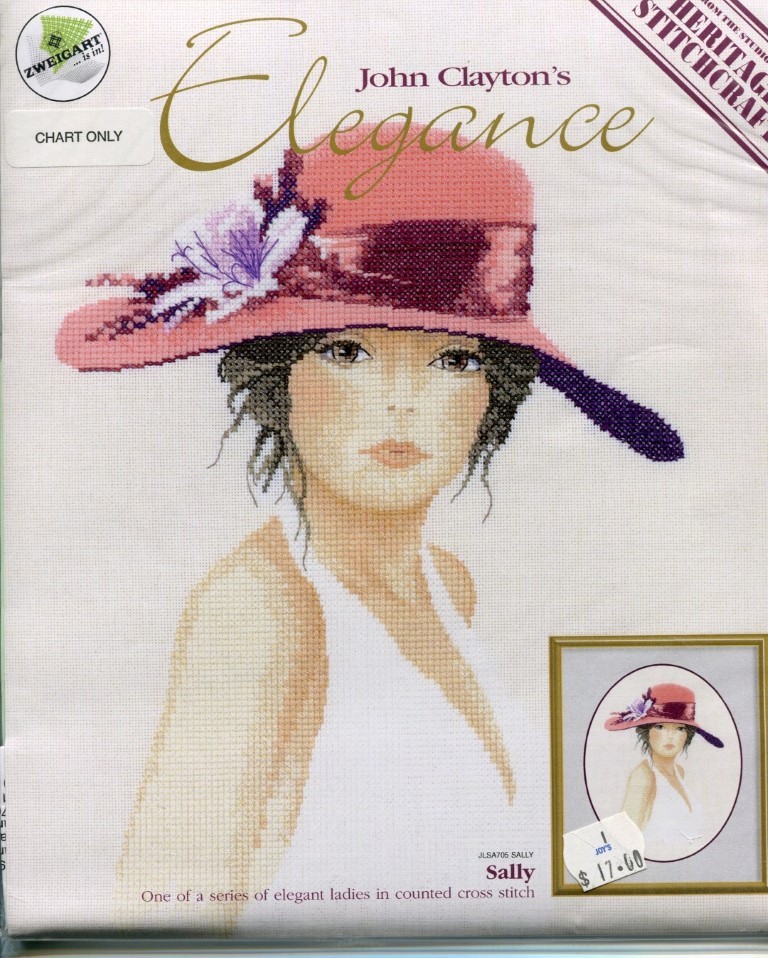 Cross Stitch Chart - Heritage Craft - Elegance - Sally
