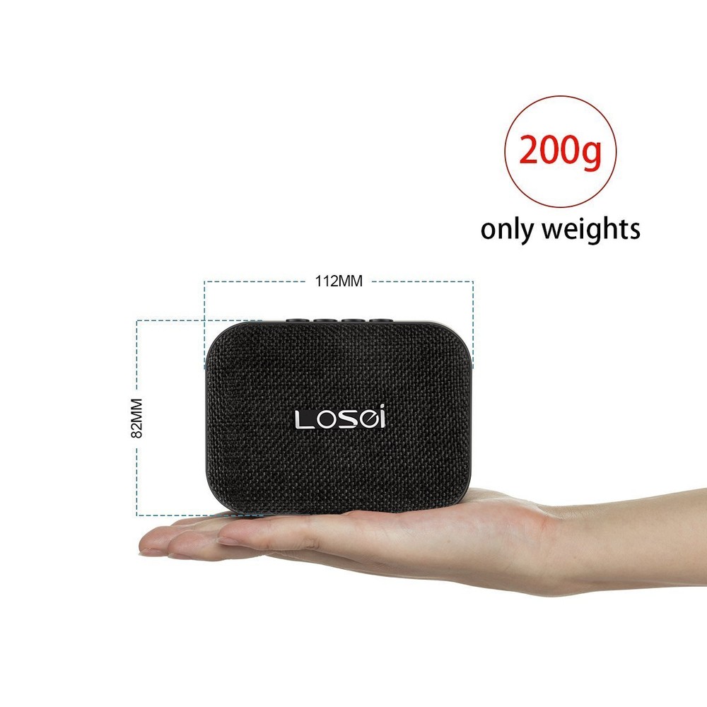 Portable Bluetooth Wireless Speaker with Rechargeable Battery