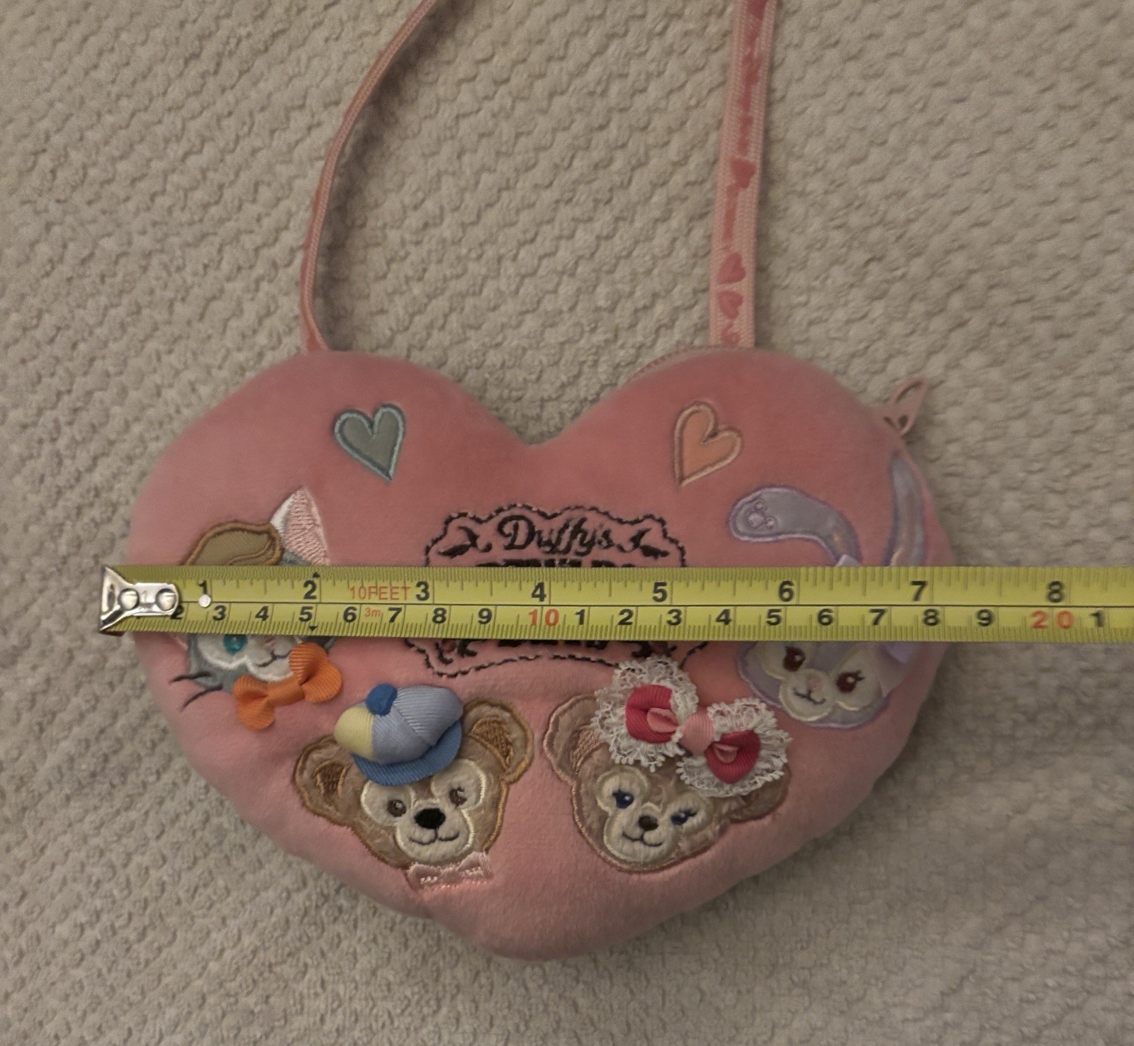 Disney Sea Duffy Heart Warming Days shoulder bag Pass Case Coin Case Pink Tokyo