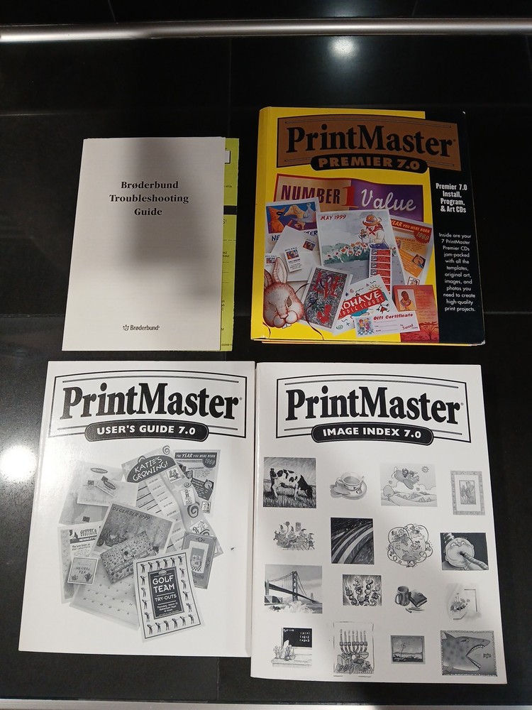 PrintMaster Premier 7.0 Windows 95, 98 Desktop Publishing