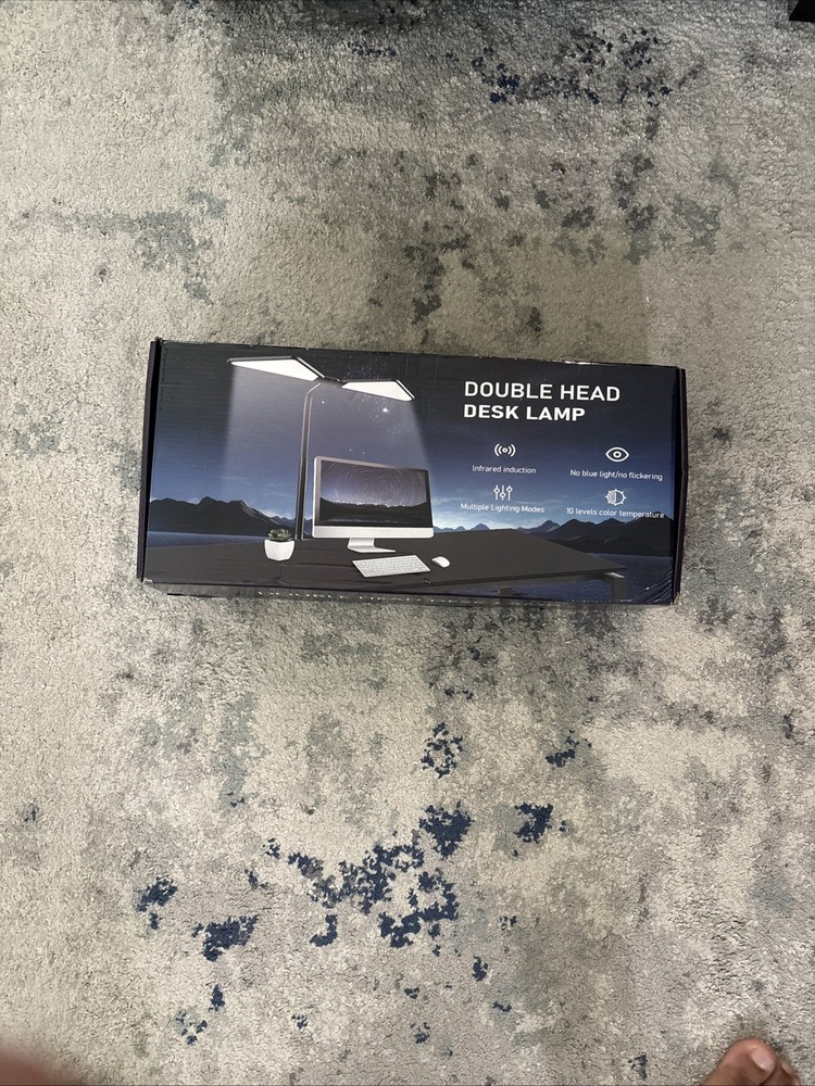 Double Head LED Desk Lamp (clamp on)