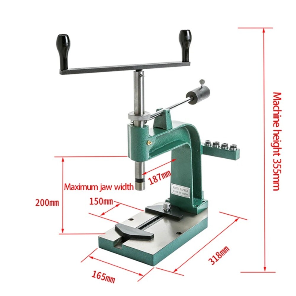 Hand-Cranked Desktop Tapping Machine Small Tapping Tool Thread Making Machine