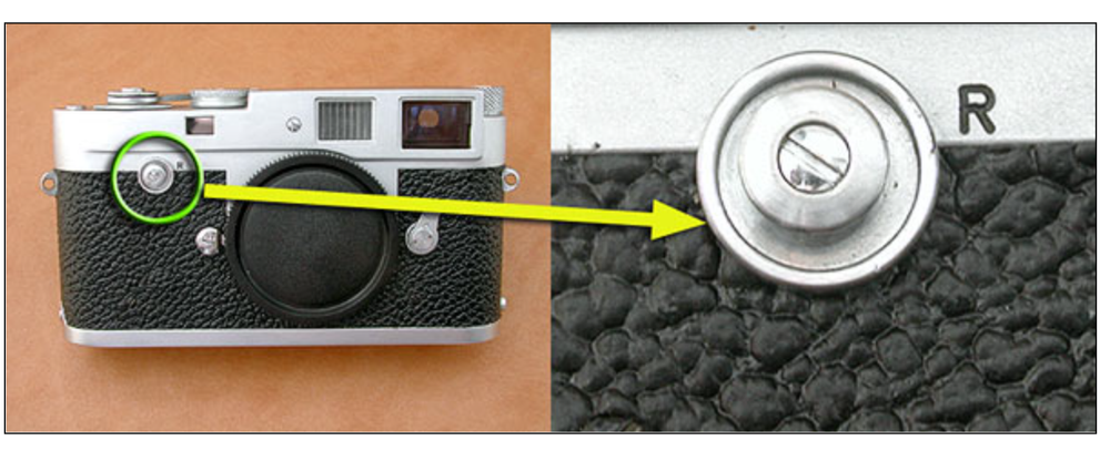 Pre-cut Replacement Black Leather Seal Kit for Leica M2 without Self timer type