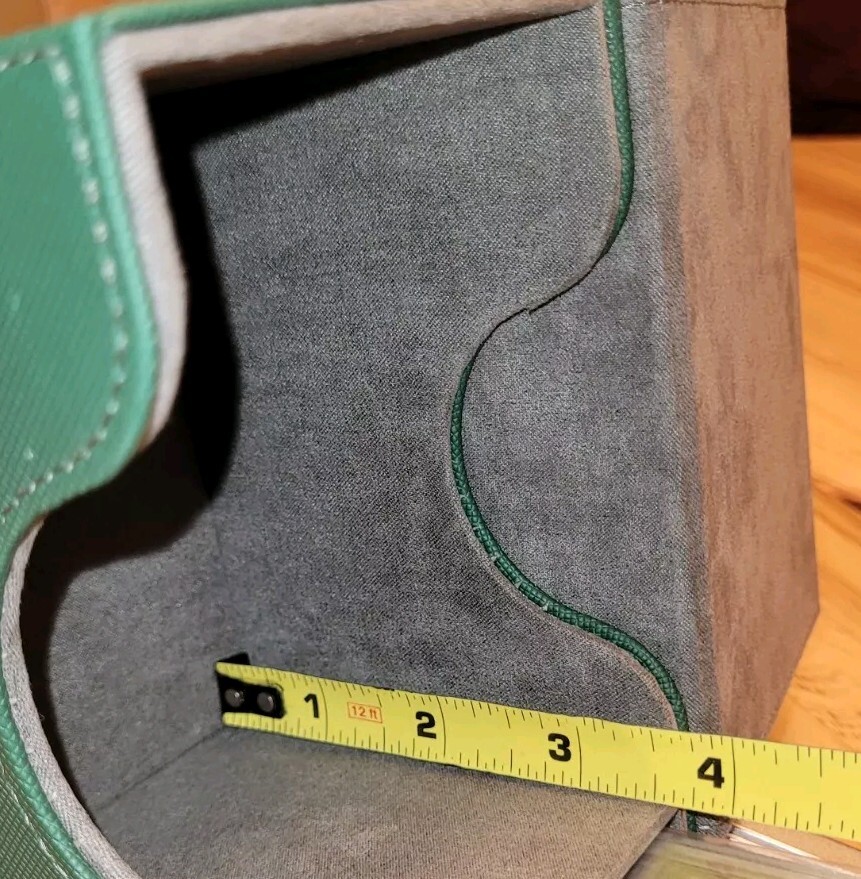 MTG Commander Deck Card Box Display Window Dice Drawer 100+ Double Sleeved Green