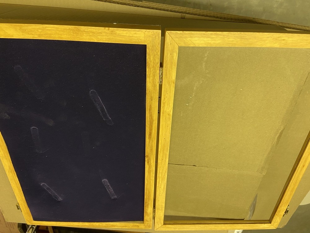 wood display cases for collectibles