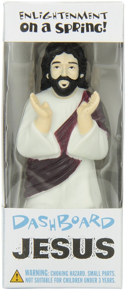 Accoutrements Dashboard Jesus One-Size, White