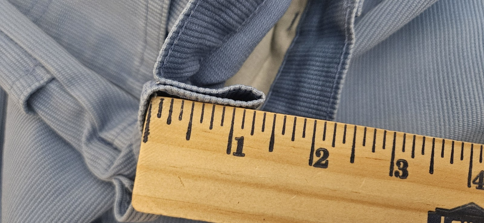 VTG 70s Levi's Sta-Prest Blue Boot Cut Corduroy Pants 32 (34/35) X 30