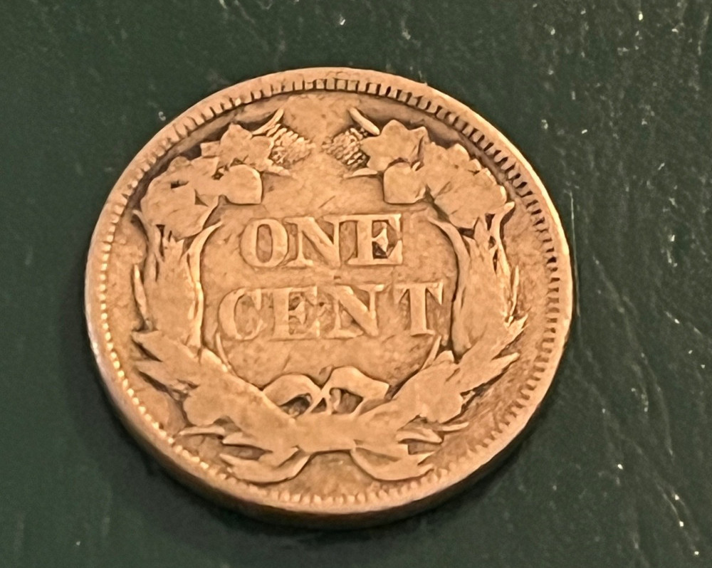 1857 Flying Eagle cent VG, nice coin !