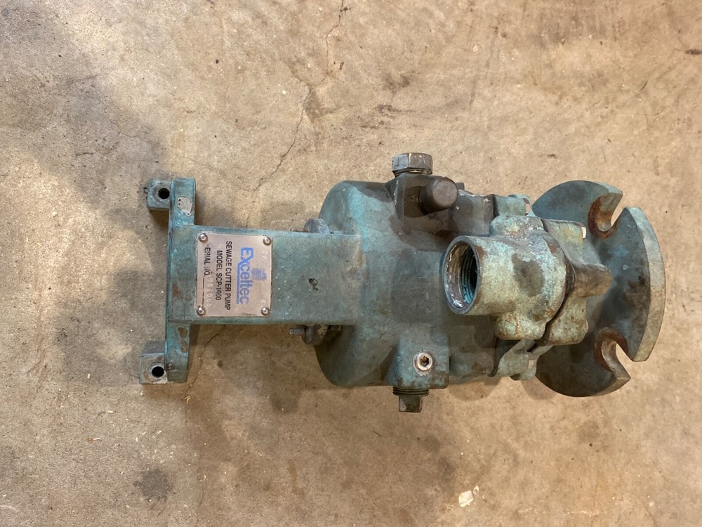 exceltec sewage cutter pump model # scp-1000