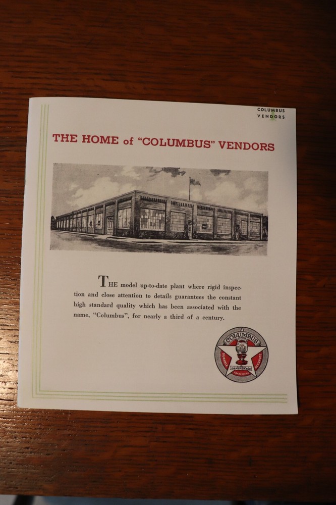 Columbus Vendors Catalog No. 410