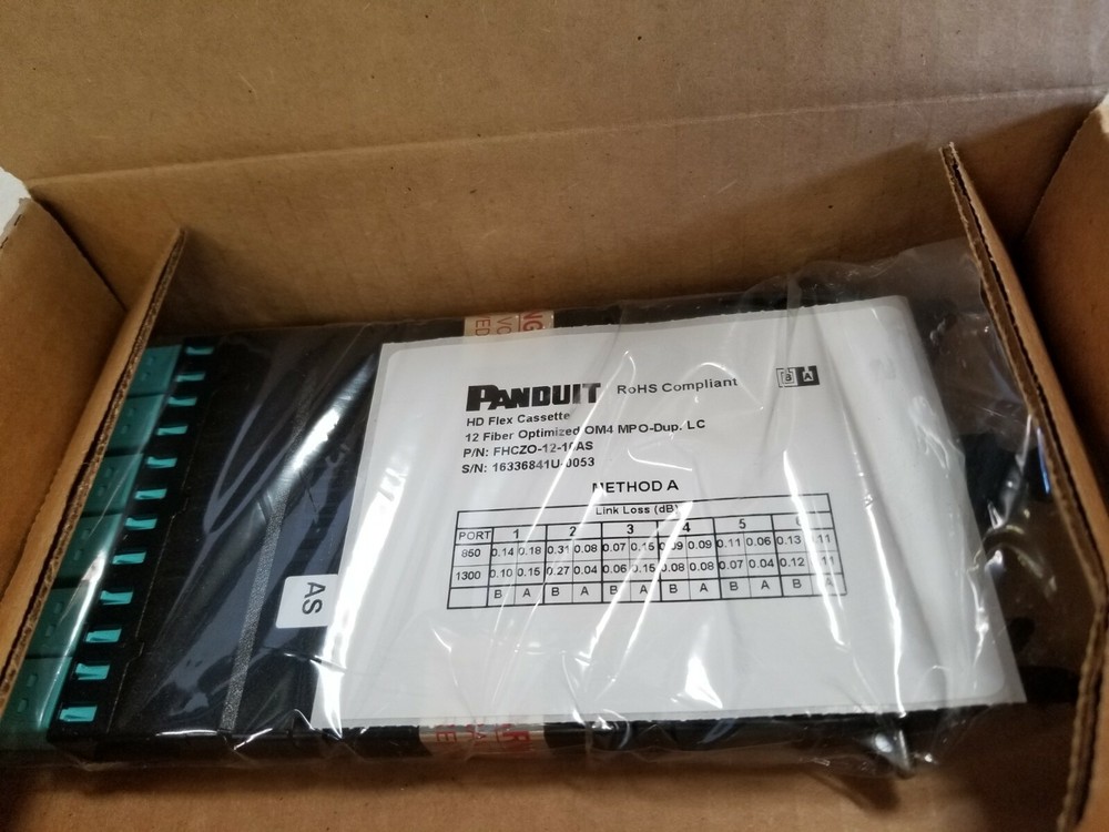 Panduit HD Flex Network Patch Panel 6 Port FHCZO-12-10AS
