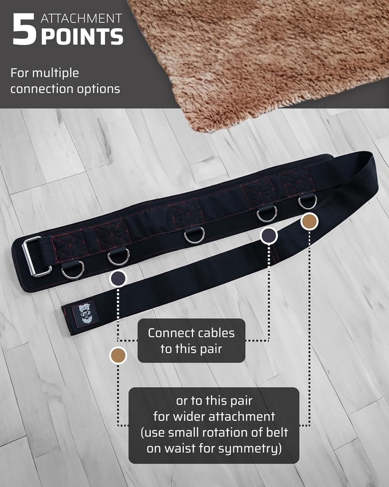 Multi-Attachment Belt Cable Machine & Smart Home Gym Squats & Hip Thrusts 5
