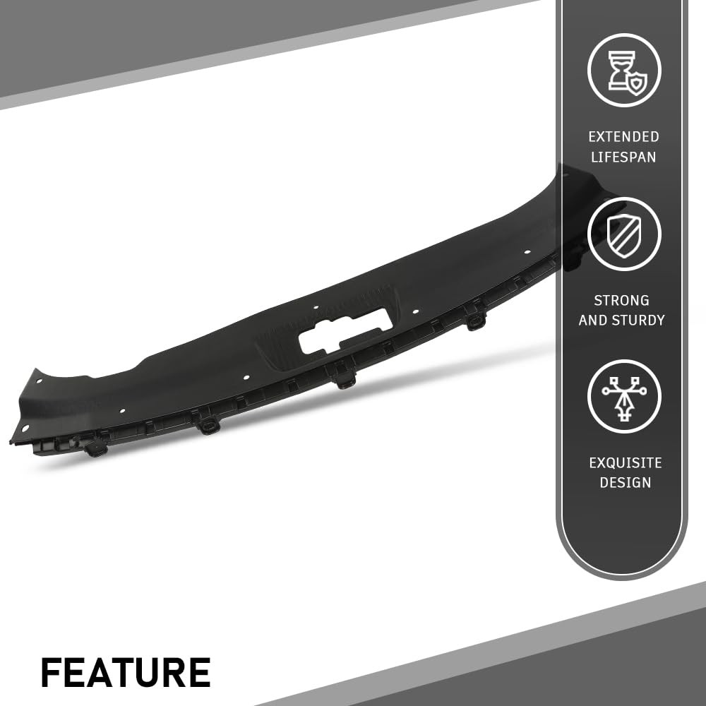 Front Upper Grille Radiator Assembly for Sonata 2015-2017 Black