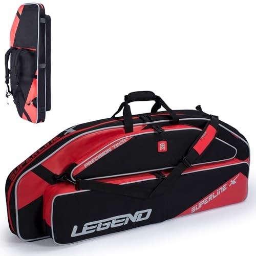 Superline Soft Bow Case for Compound Bow - Thick Padded Compound Bow Case Red