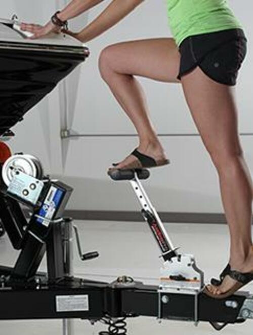 Megaware FlexStep Pro Package Aluminum Trailer Step 80011