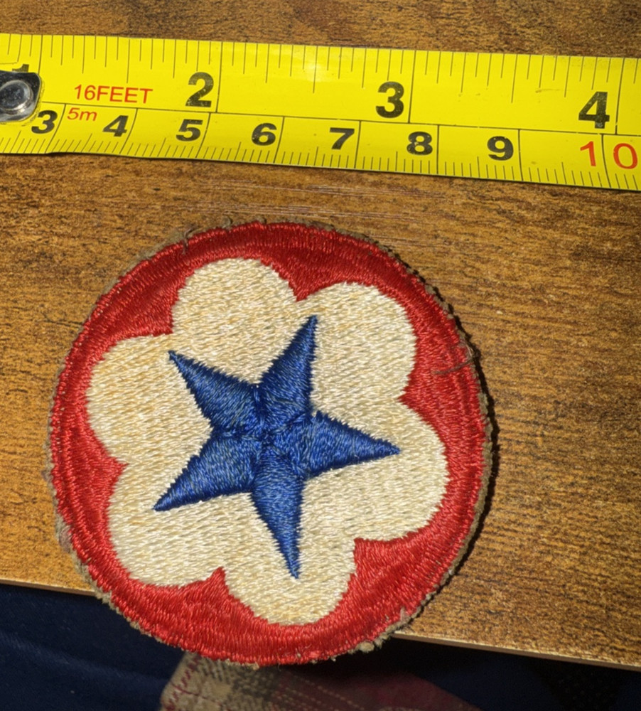 Original Vintage WWII US Army Service Forces SSI Shoulder Insignia Patch ~ Nice!