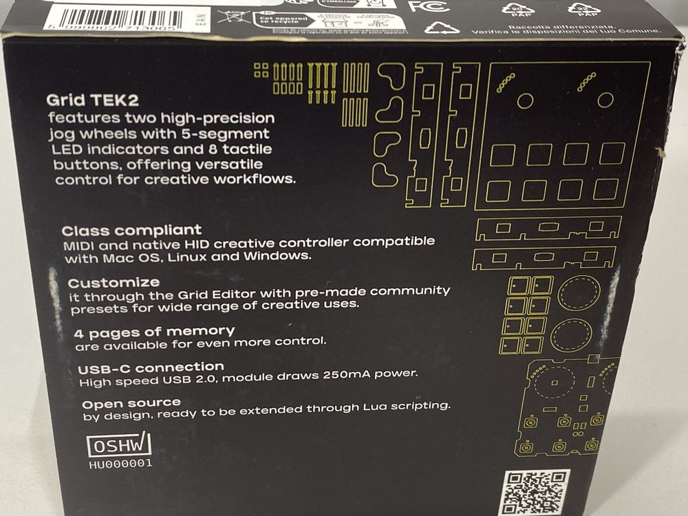 Intech Studios TEK2 Modular MIDI Controller for Video, Music or Lighting Control