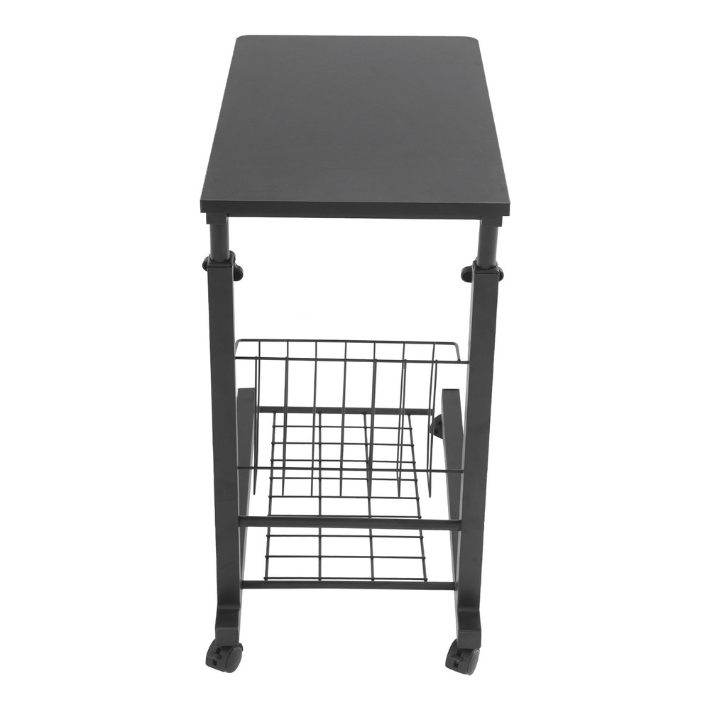 Mobile Laptop Desk Adjustable Tray Table Portable Side Table Computer Stand