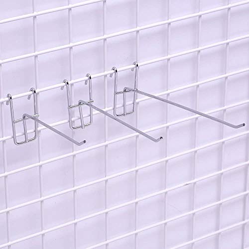 Stainless Steel Grid Wall Bracket Peg Board Display Hook for Panel for