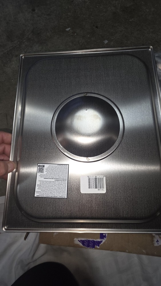 Vollrath 75120 Super Pan V S/S Half Size Solid Cover