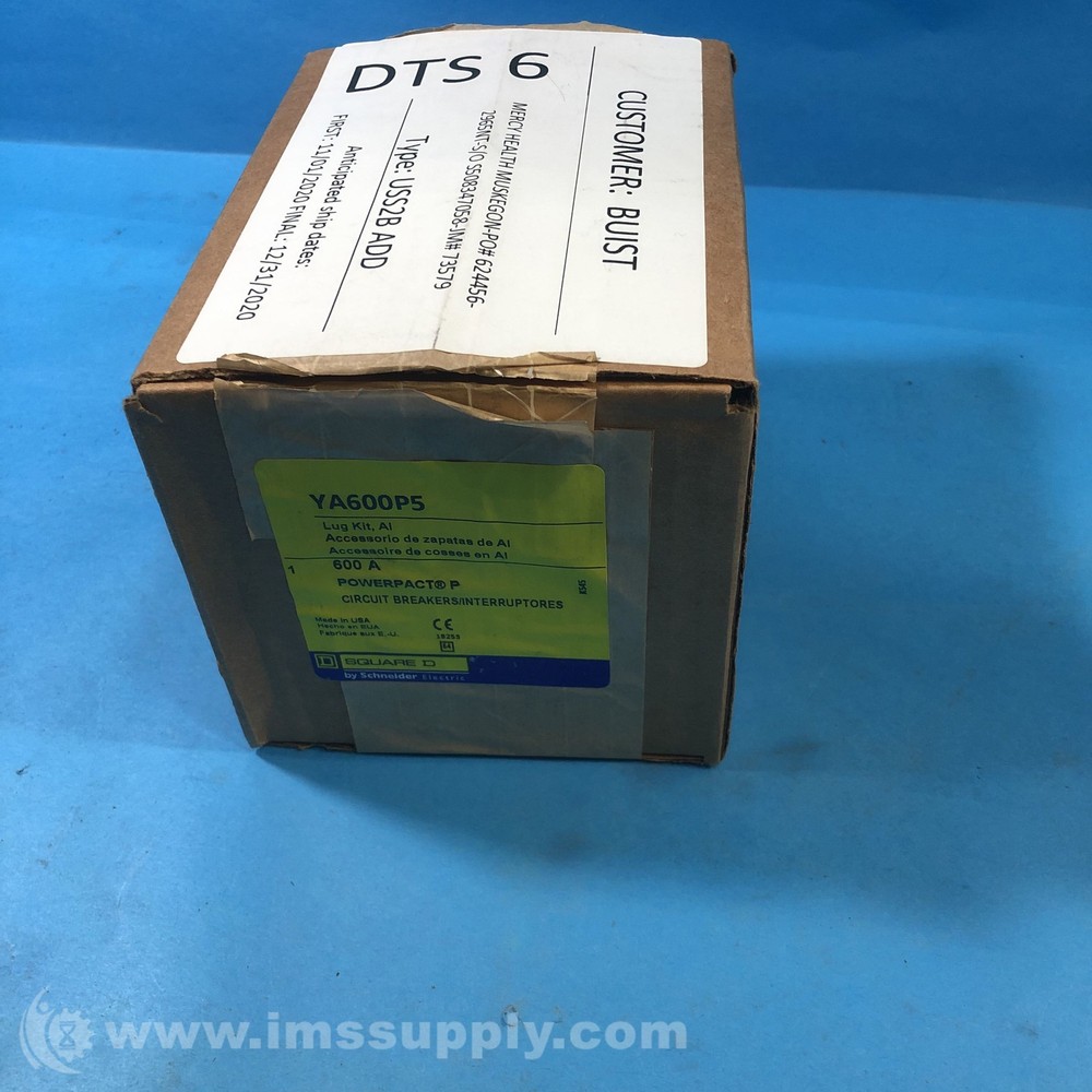 Square D YA600P5 Lug Kit FNFP
