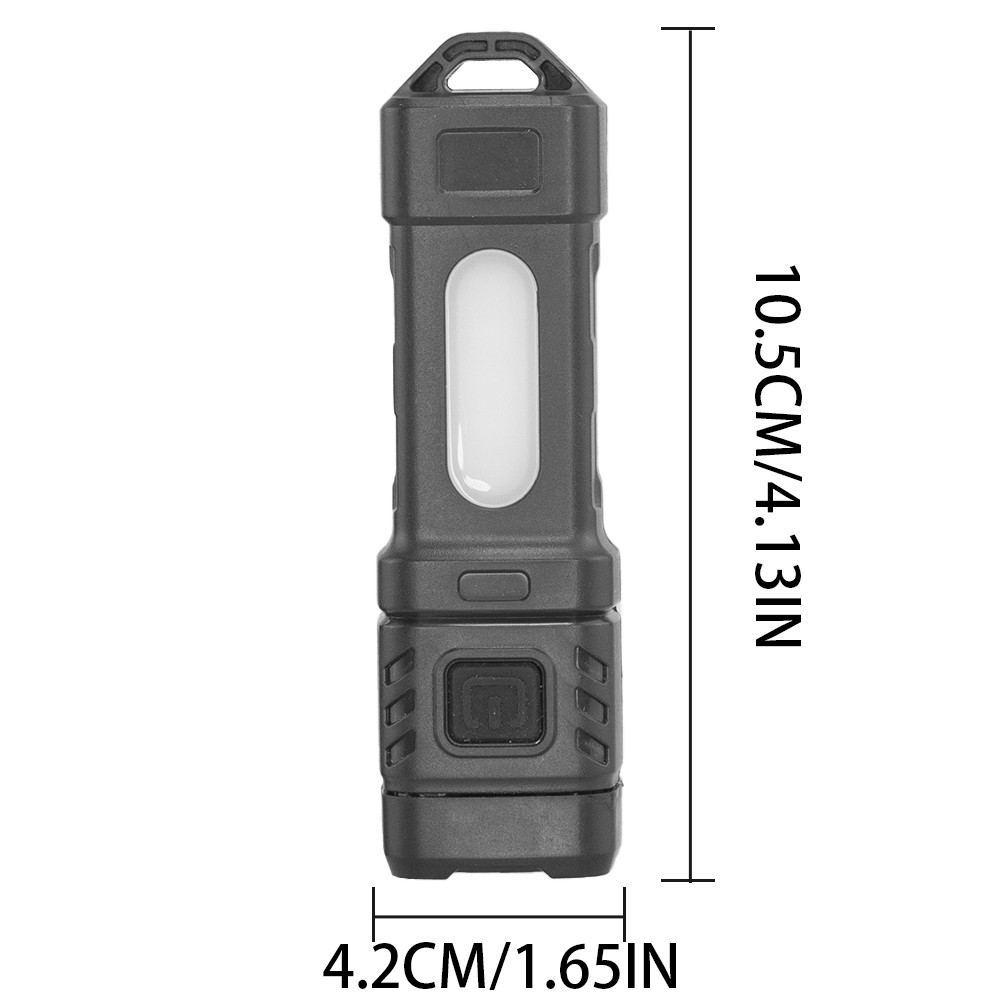 4 PACK Mini Flashlight Rechargeable LED Small Flashlight EDC Pocket Flashlights