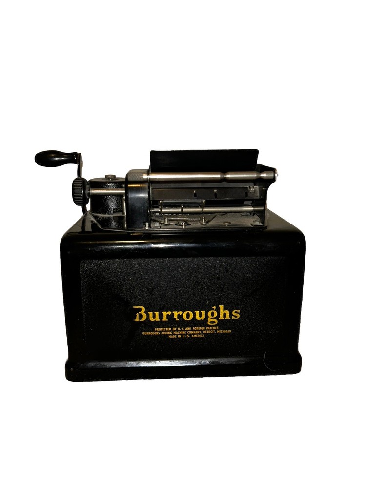 Antique, *working* Burroughs 1925 Portable Adding Machine