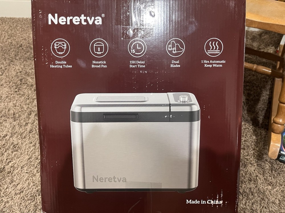 Neretva PE9806U Silver Bread Maker Machine