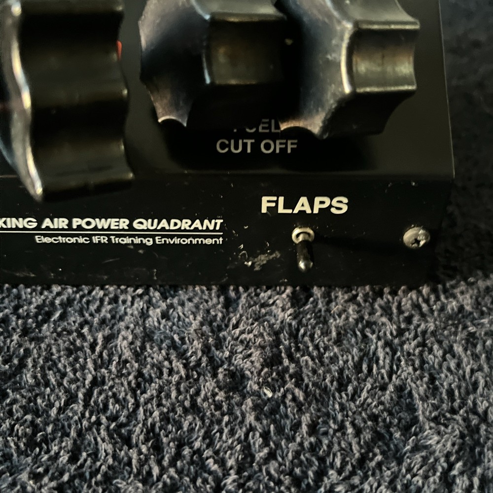 King Air Power Quadrant Initiative Computing AG Flight IFR Training Simulator