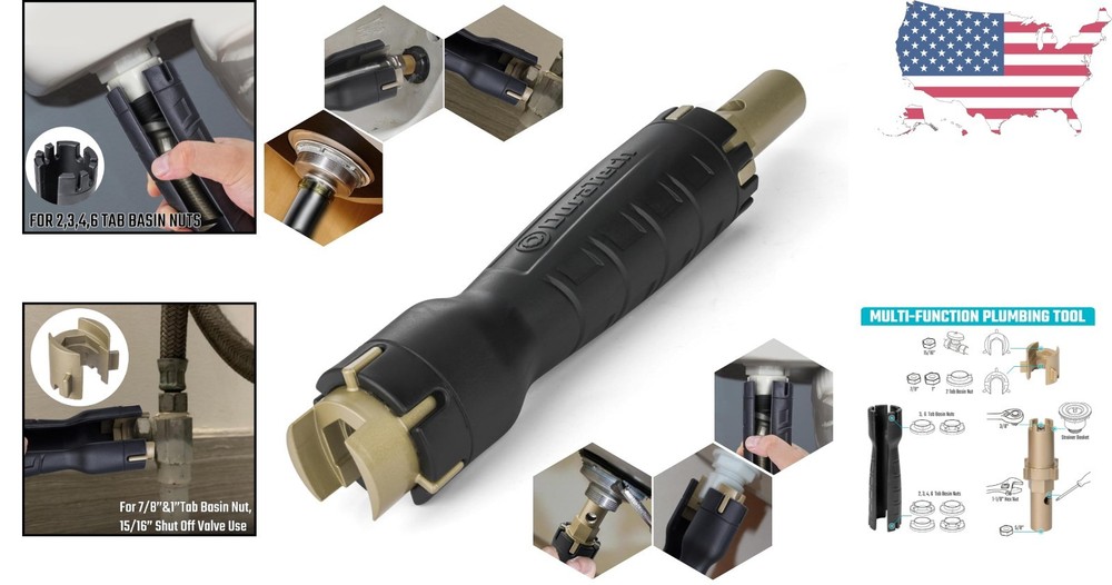 Professional 8-in-1 Plumbing Tool - Screwdriver Functionality for Versatility