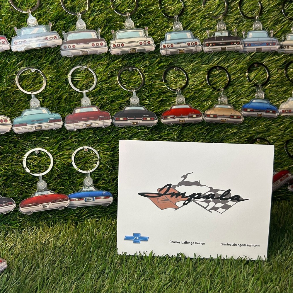 1966 Chevy Impala Acrylic Keychain