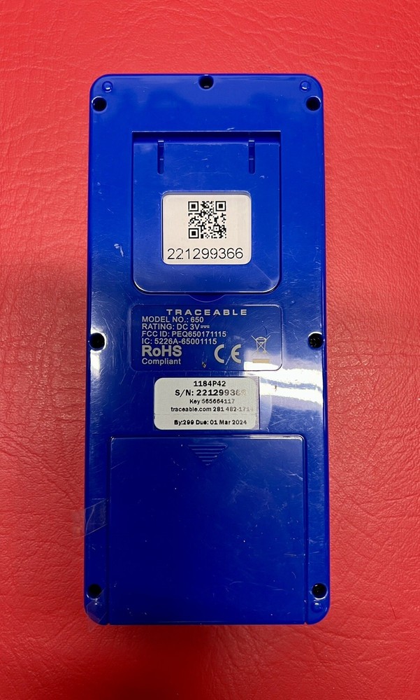 NEW, Traceable Wi-Fi Data Logging Refrigerator/Freezer Thermometer W/ Probe