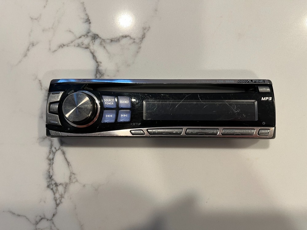 cde-9846 alpine Faceplate ONLY UNTESTED