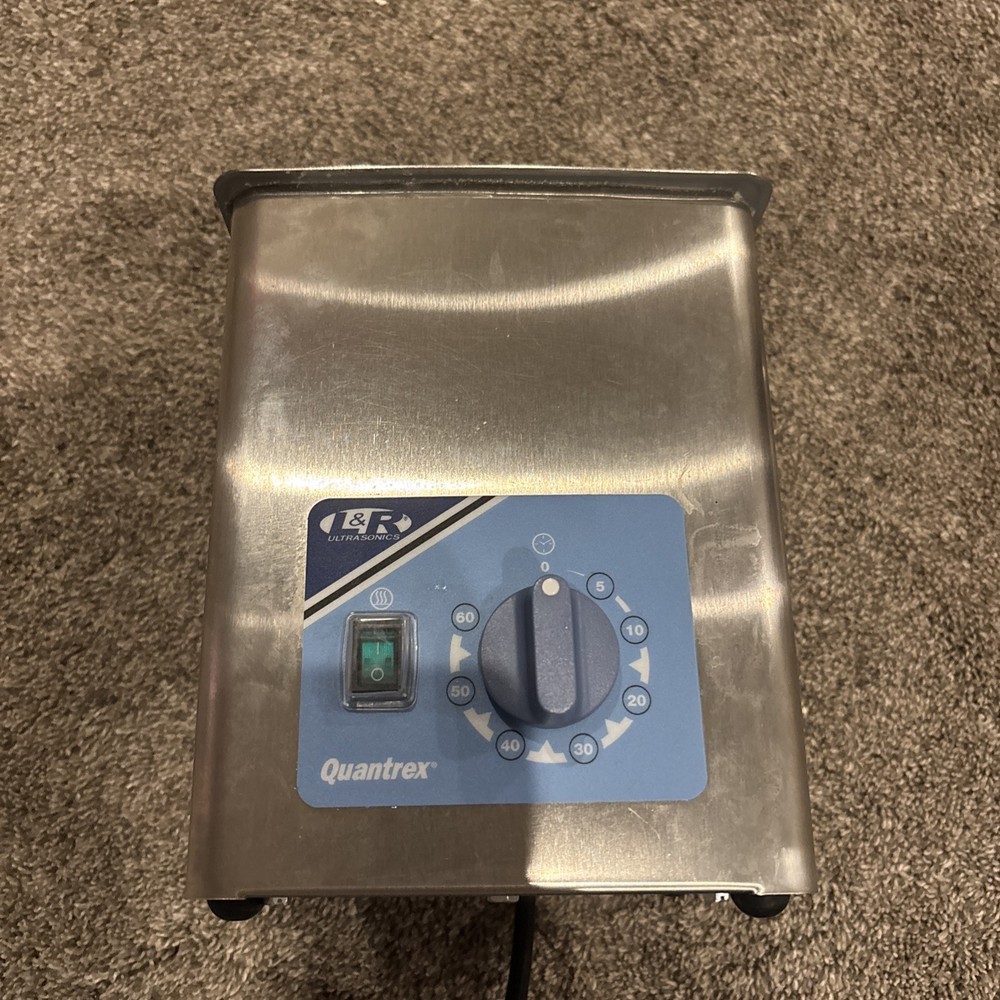 Quantrex Q90H Ultrasonic Cleaner L&R Model Missing Basket