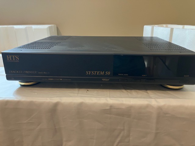 HTS Tracker Premier System 50 Satellite Receiver NOS Open Box w/ Remote