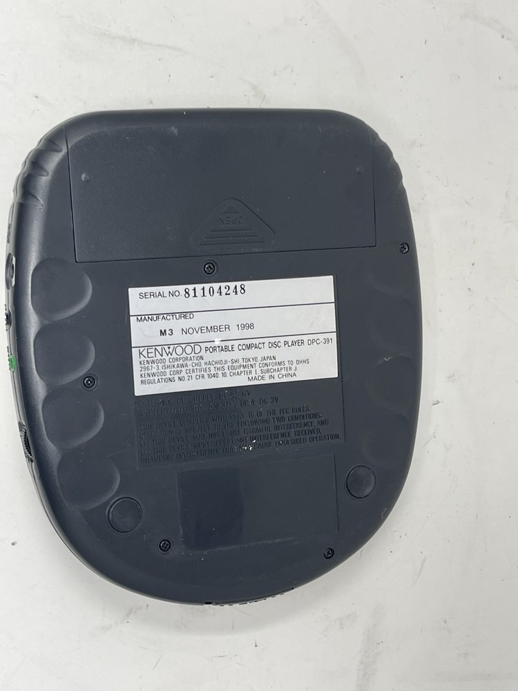 Kenwood Potable CD Player DPC-391