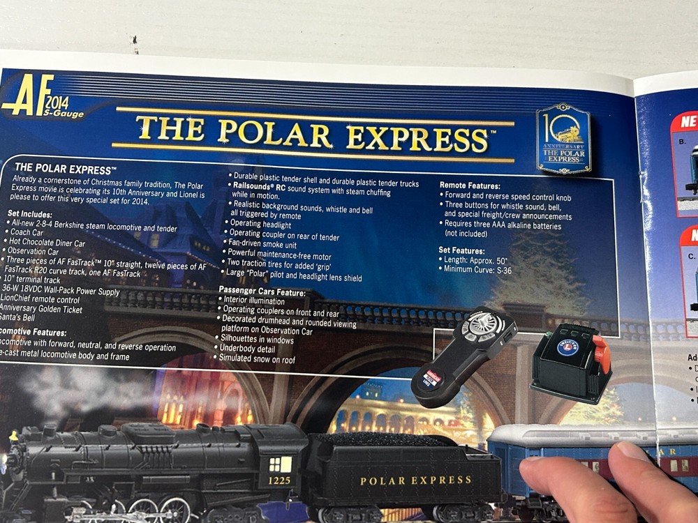 American Flyer Toy Model Train Catalog 2014