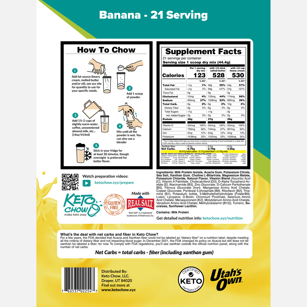Banana Keto Chow